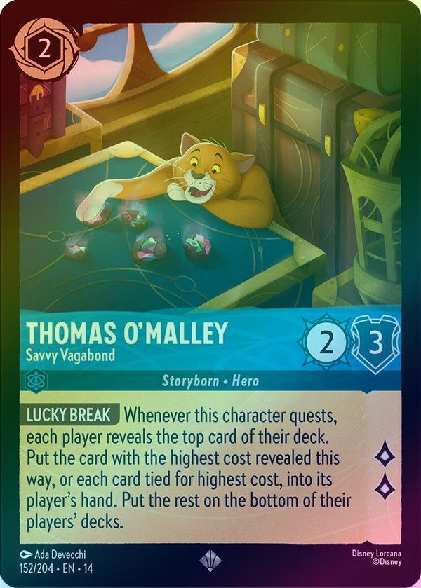 Thomas O'Malley (Savvy Vagabond) - 152/204 - Super Rare (Foil)