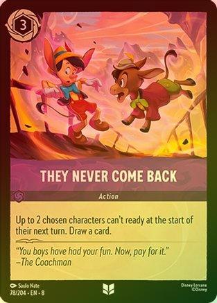 They Never Come Back - 78/204 - Uncommon (Foil)
