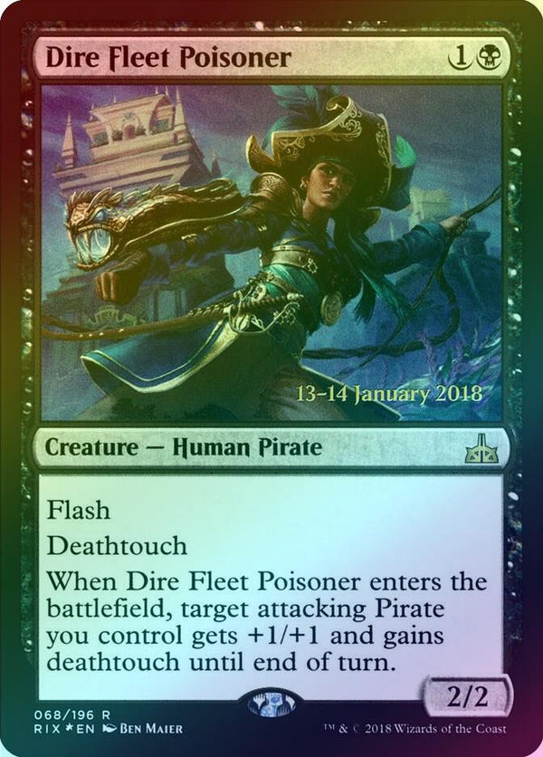 Dire Fleet Poisoner - Prerelease Promo (Foil) (PRIX)