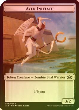 Worm // Aven Initiate Token (Foil) (T2X2)