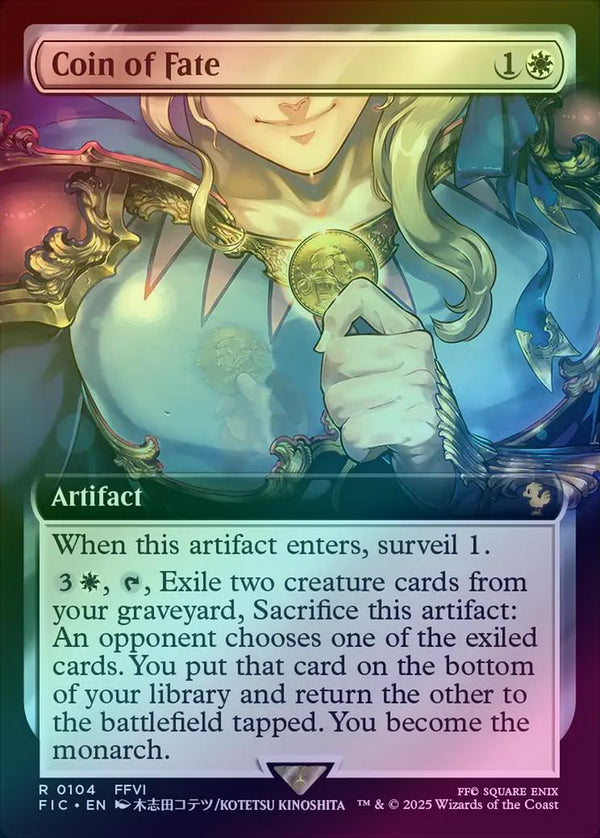 Coin of Fate - Extended Art (Foil) (FIC)