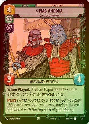 Mas Amedda - Accomplice to Power (Foil) - 594 - Uncommon (Foil)