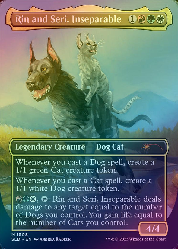 Rin and Seri, Inseparable // Rin and Seri, Inseparable - Borderless (Foil) (SLD)