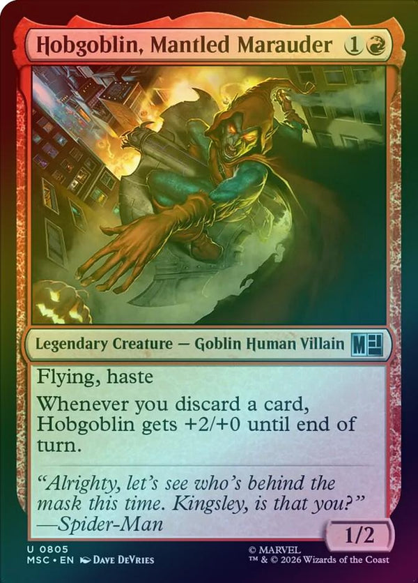 Hobgoblin, Mantled Marauder (Foil) (MSC)