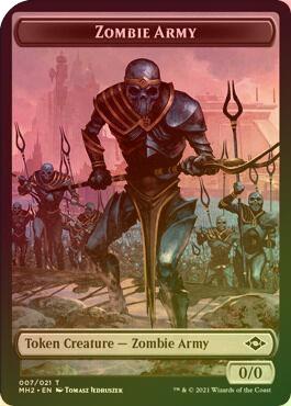 Clue (015) // Zombie Army (Foil) (MH2 Token)