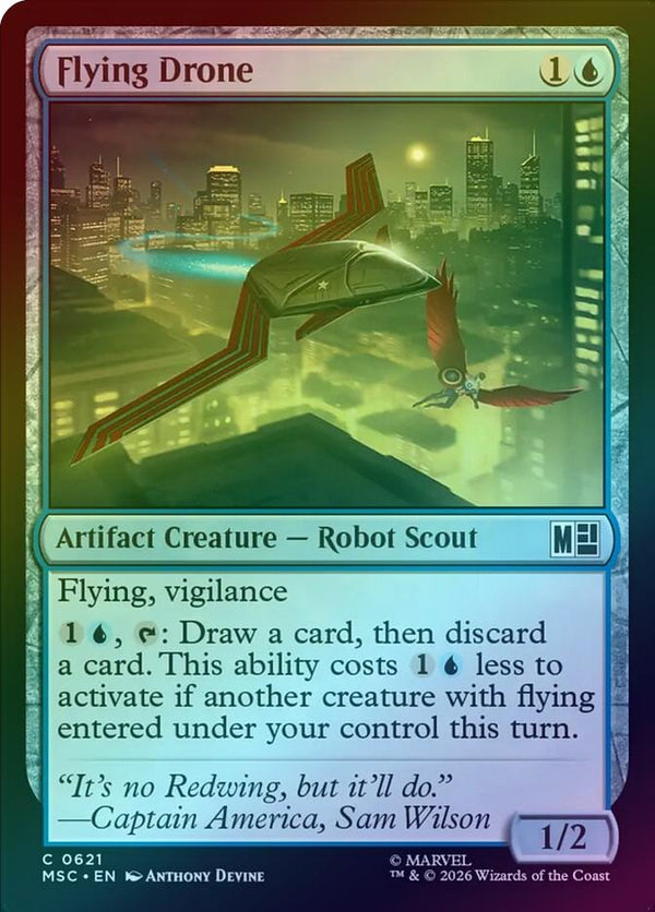 Flying Drone (Foil) (MSC)