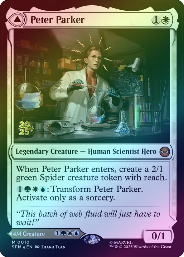 Peter Parker // Amazing Spider-Man - Prerelease Promo (Foil) (PSPM)