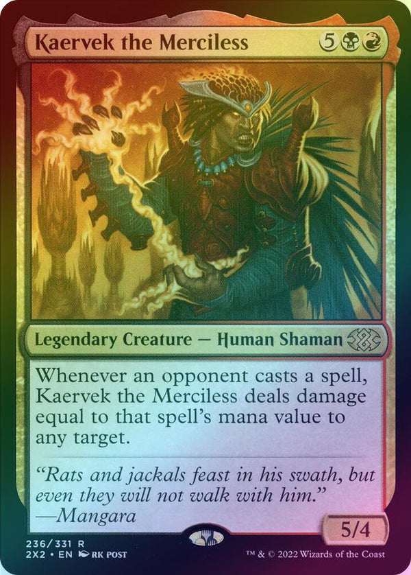 Kaervek the Merciless (Foil) (2X2)