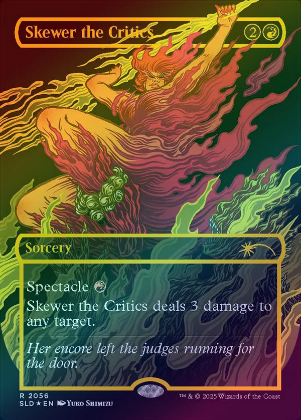 Skewer the Critics - EVERYTHING IS ON FIRE (Raised Foil) (SLD)
