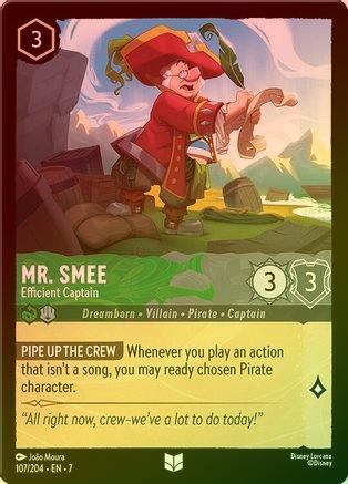 Mr. Smee (Efficient Captain) - 107/204 - Uncommon (Foil)