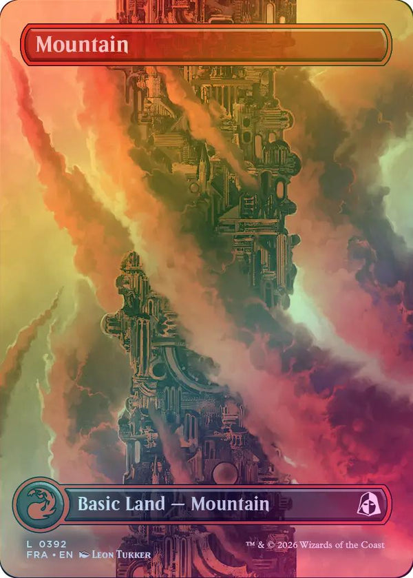 Mountain (392) - Tower Full Art (Foil) (FRA)