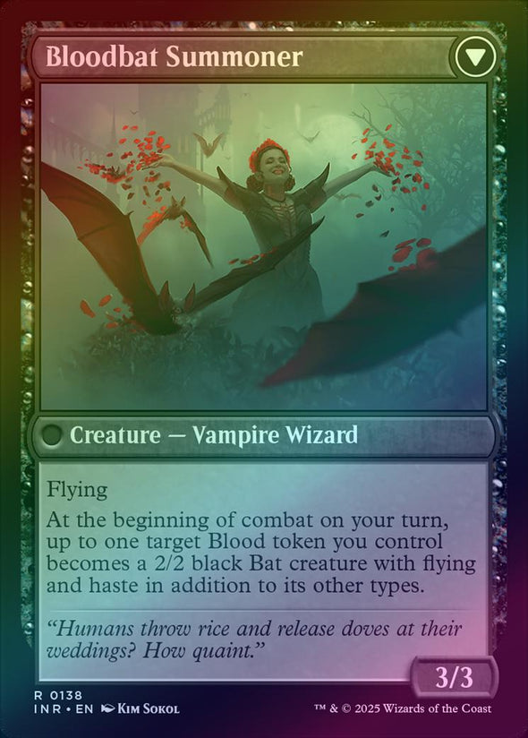 Voldaren Bloodcaster // Bloodbat Summoner (Foil) (INR)