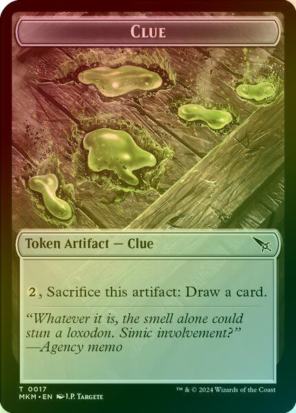 Clue (017) // A 0044 Token (Foil) (TMKM)