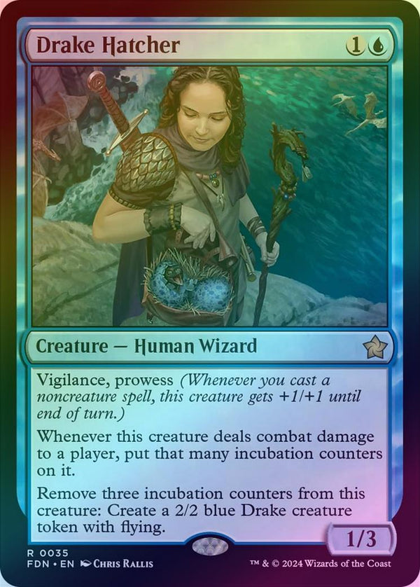 Drake Hatcher (Foil) (FDN)