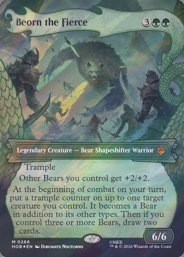 Beorn the Fierce - Dragon Hoard Frame (Surge Foil) (HOB) (Pre-Order)