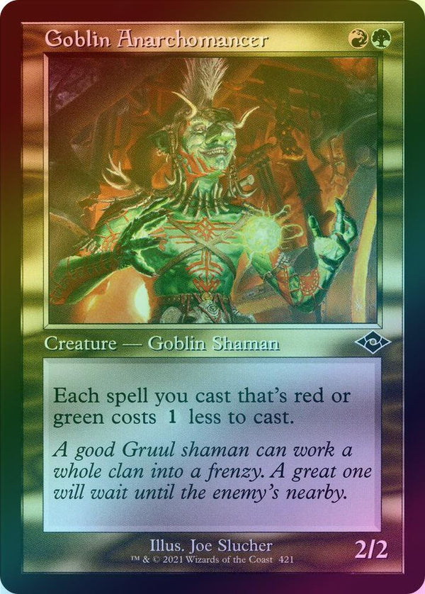 Goblin Anarchomancer - Retro Frame (Foil) (MH2)