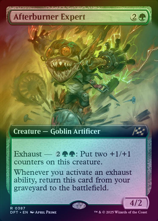 Afterburner Expert - Extended Art (Foil) (DFT)
