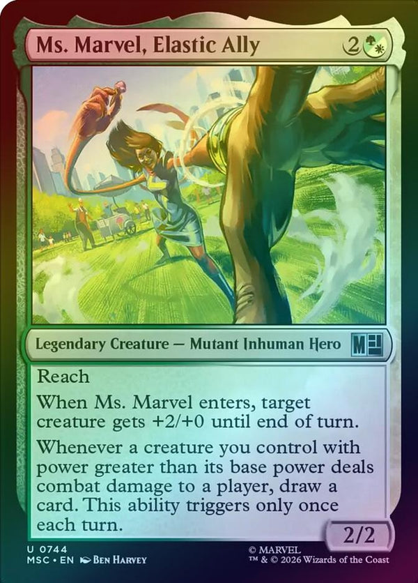 Ms. Marvel, Elastic Ally (Foil) (MSC)