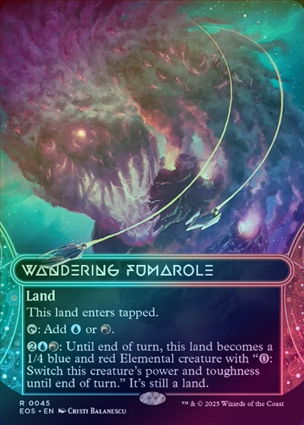 Wandering Fumarole - Borderless (Foil) (EOS)