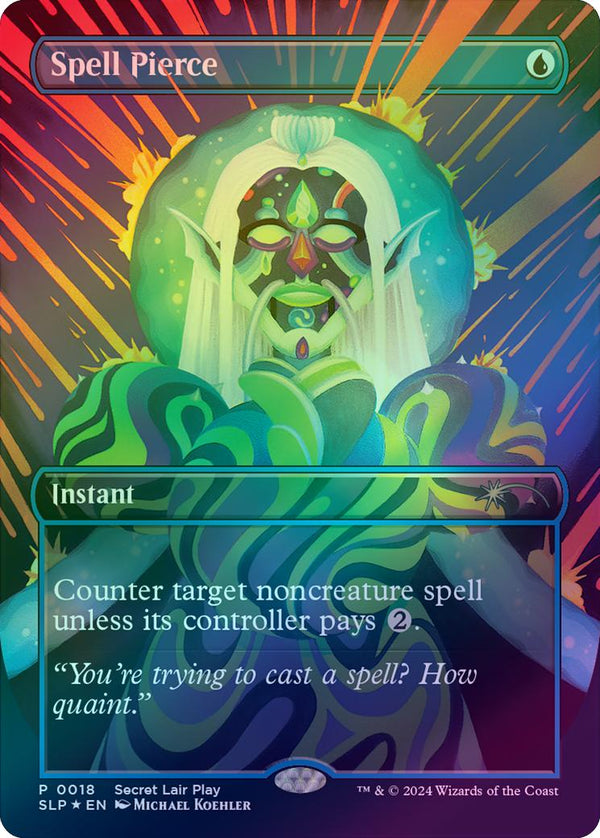 Spell Pierce - Borderless (Foil) (SLP)