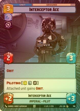 Interceptor Ace (Hyperspace) - 768 - Common (Foil)