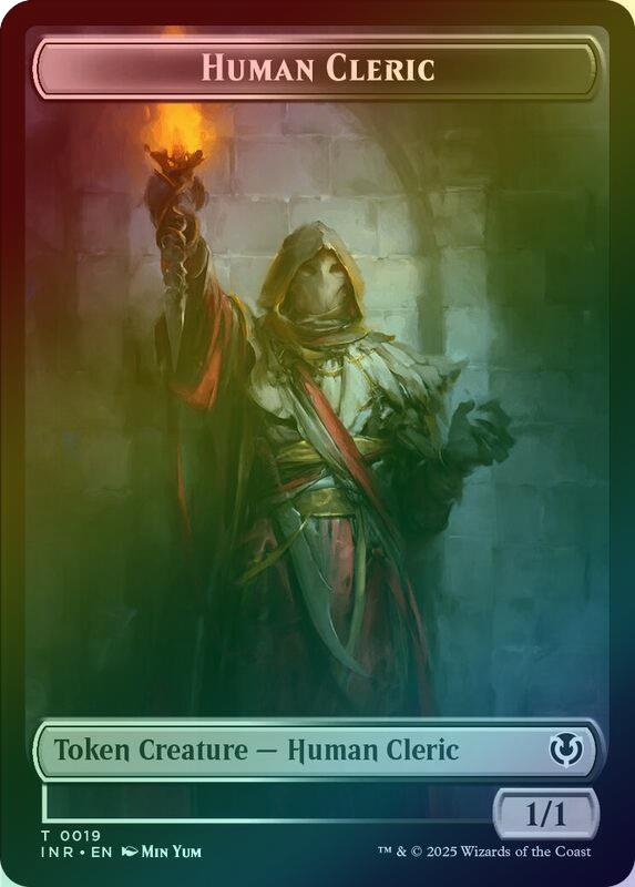 Demon // Human Cleric Token (Foil) (TINR)
