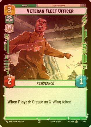 Veteran Fleet Officer - 597 - Common (Foil)