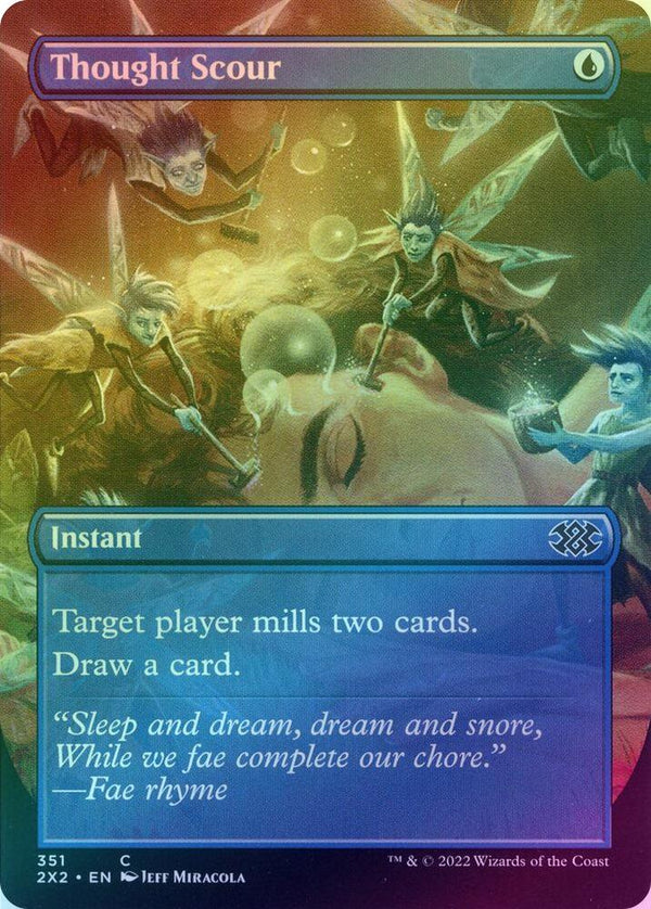 Thought Scour - Borderless (Foil) (2X2)