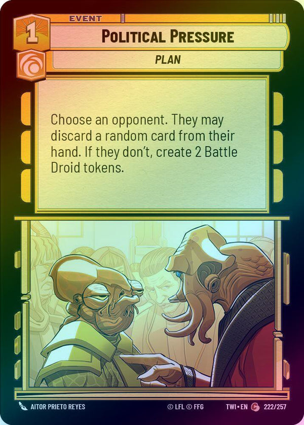 Political Pressure - 222/257 - Common (Foil)