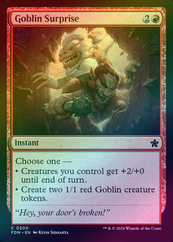 Goblin Surprise (Foil) (FDN)