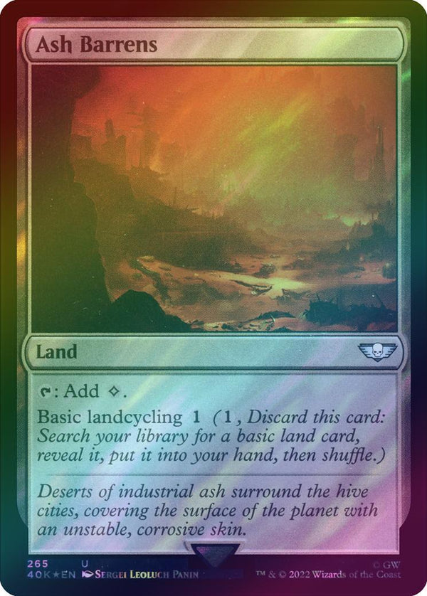 Ash Barrens (Surge Foil) (40K)