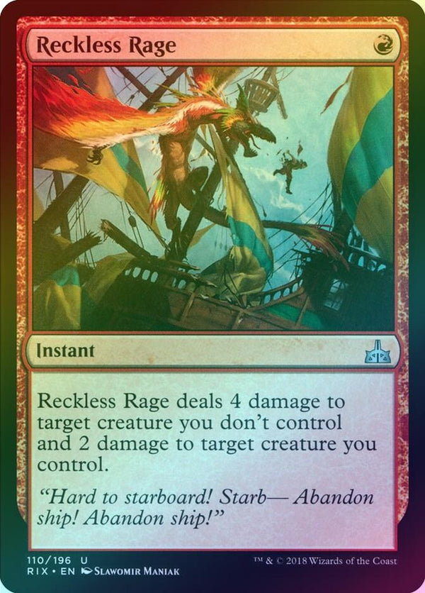 Reckless Rage (Foil) (RIX)