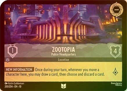 Zootopia (Police Headquarters) - 203/204 - Uncommon (Foil)