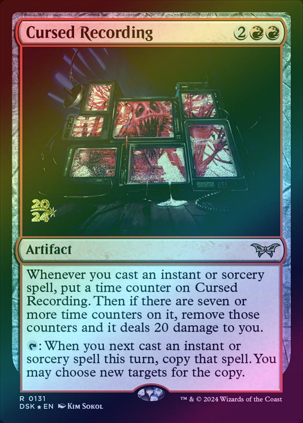 Cursed Recording - Prerelease Promo (Foil) (PDSK)