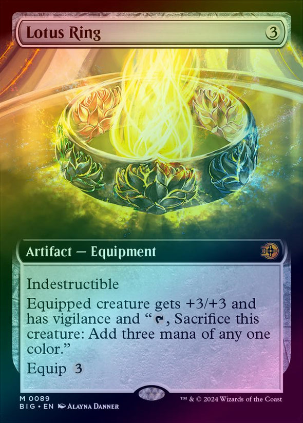 Lotus Ring - Extended Art (Foil) (BIG)