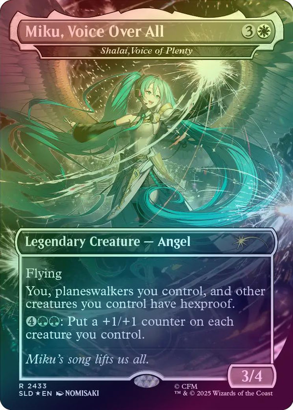 Shalai, Voice of Plenty - Borderless (Foil) (SLD)