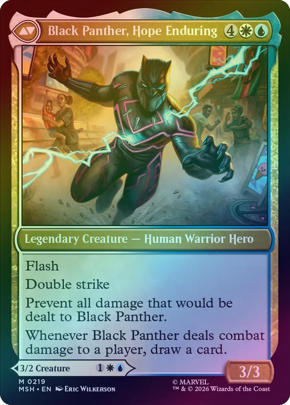 King T'Challa // Black Panther, Hope Enduring (Foil) (MSH) (Pre-Order)