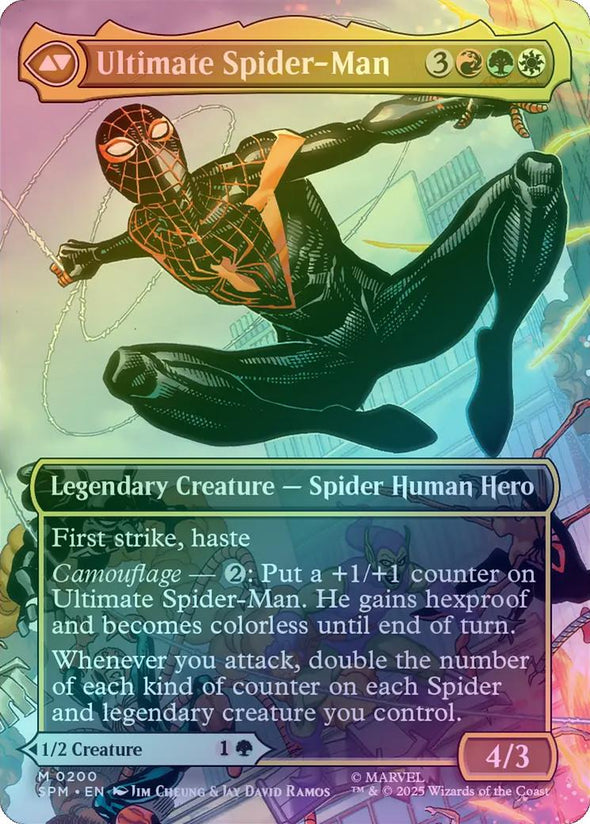Miles Morales // Ultimate Spider-Man - Borderless Scene (200) (Foil) (SPM)