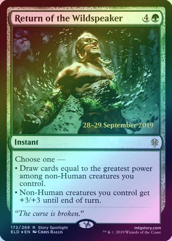 Return of the Wildspeaker - Prerelease Promo (Foil) (PELD)