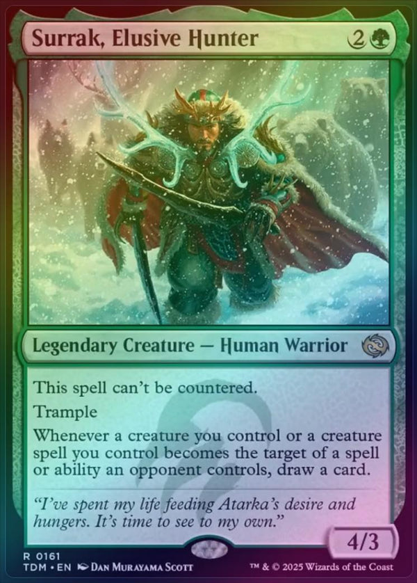 Surrak, Elusive Hunter (Foil) (TDM)