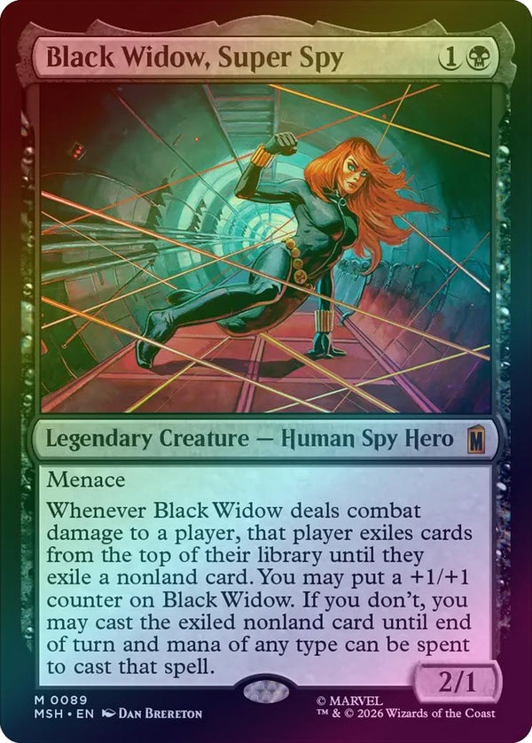 Black Widow, Super Spy (Foil) (MSH) (Pre-Order)