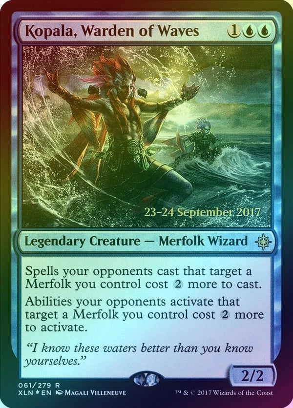 Kopala, Warden of Waves - Prerelease Promo (Foil) (PXLN)
