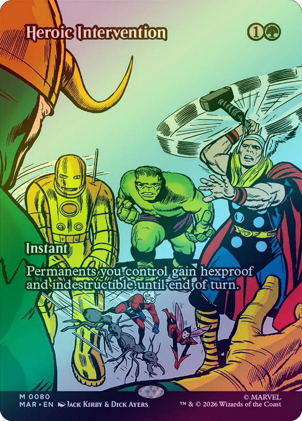 Heroic Intervention - Source Material Showcase (080) (Foil) (MAR) (Pre-Order)
