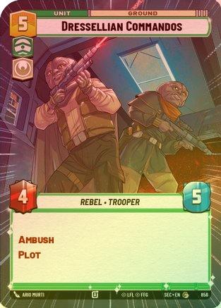 Dressellian Commandos (Hyperspace Foil) - 856 - Common (Foil)