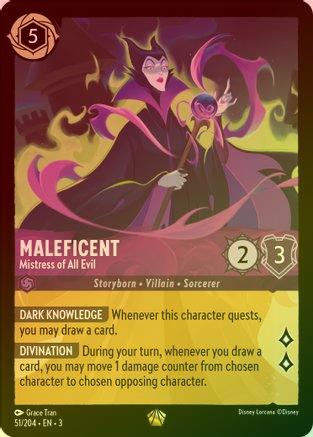 Maleficent (Mistress of All Evil) - 51/204 - Legendary (Foil)