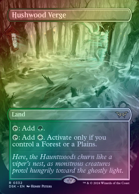 Hushwood Verge - Borderless (Foil) (DSK)