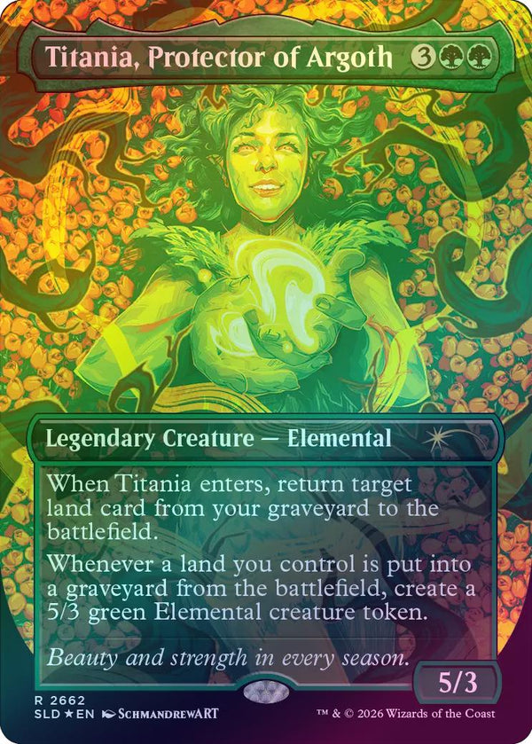 Titania, Protector of Argoth - Wild in Bloom (Foil) (SLD)