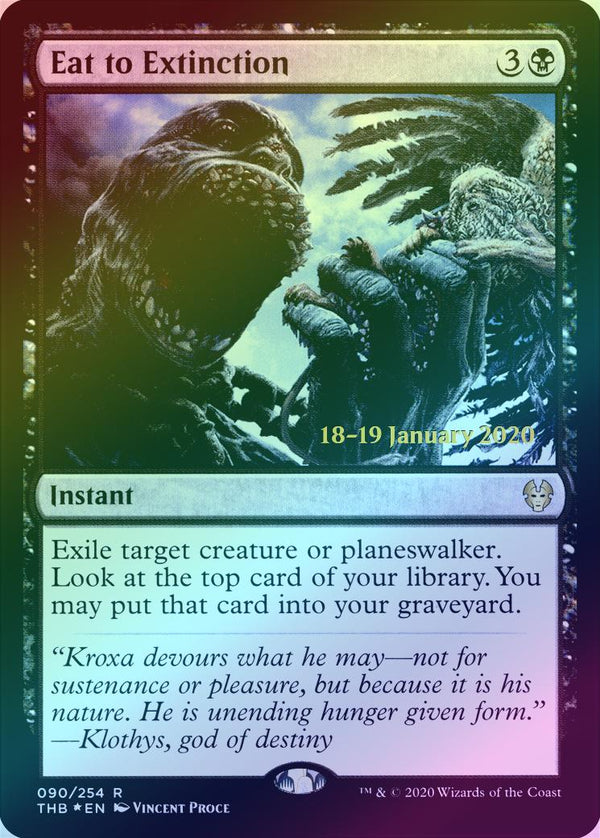 Eat to Extinction - Prerelease Promo (PTHB) (Foil)