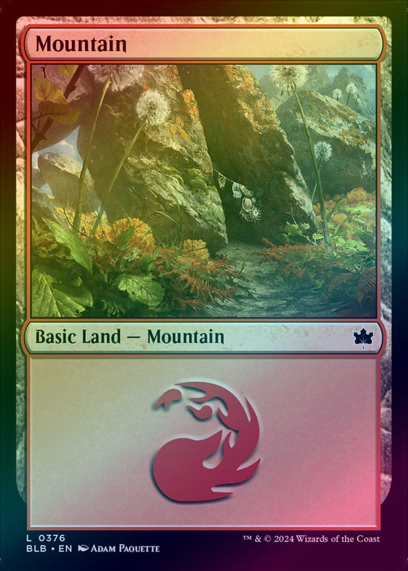 Mountain (376) (Foil) (BLB)