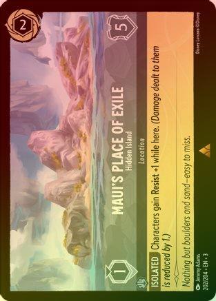 Maui's Place of Exile (Hidden Island) - 202/204 - Rare (Foil)